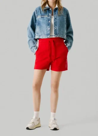 Pantalones cortos de felpa con cintura ajustable
