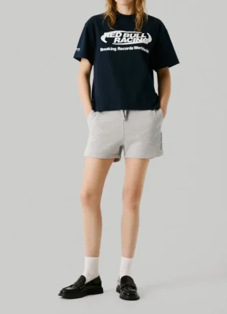Pantalones cortos de felpa con cintura ajustable