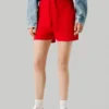 Pantalones cortos de felpa con cintura ajustable