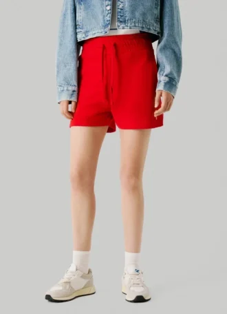 Pantalones cortos de felpa con cintura ajustable