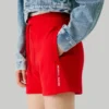Pantalones cortos de felpa con cintura ajustable
