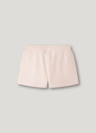 Pantalones cortos de felpa con logotipo estampado