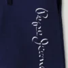 Pantalones cortos de felpa con logotipo estampado