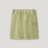 Pantalones cortos de felpa con logotipo estampado