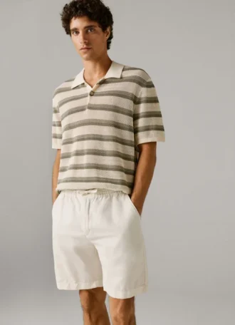 Pantalones cortos de lino de corte holgado