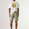 Pantalones cortos de lino de corte holgado