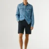 Pantalones cortos de lino de corte holgado