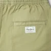 Pantalones cortos de popelín con cintura ajustable
