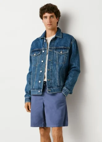 Pantalones cortos de popelín de corte holgado