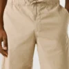 Pantalones cortos de popelín de corte holgado