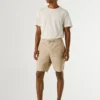 Pantalones cortos de popelín de corte holgado