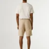 Pantalones cortos de popelín de corte holgado