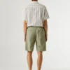 Pantalones cortos de popelín de corte holgado
