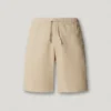 Pantalones cortos de popelín de corte holgado