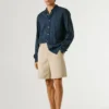 Pantalones cortos de sarga de corte holgado
