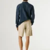 Pantalones cortos de sarga de corte holgado