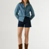 Pantalones cortos de sarga elástica Pantalones cortos de sarga elástica