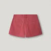 Pantalones cortos de sarga teñidos en prenda