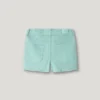 Pantalones cortos de sarga teñidos en prenda