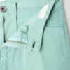 Pantalones cortos de sarga teñidos en prenda