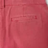 Pantalones cortos de sarga teñidos en prenda