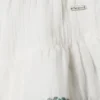 Pantalones cortos fluidos con detalles bordados