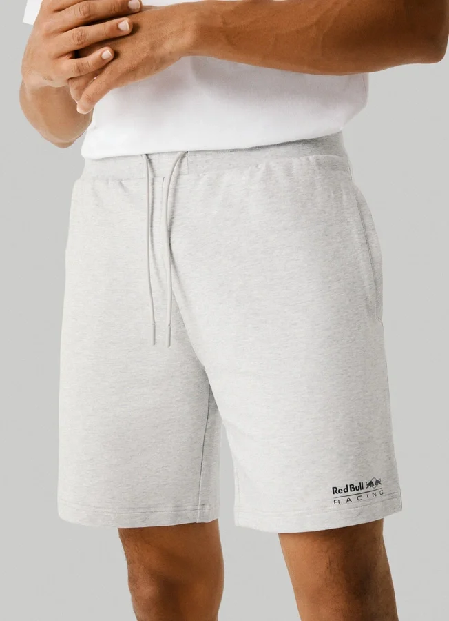 Pantalones cortos tipo bermuda de felpa de corte ajustado Pantalones cortos tipo bermuda de felpa de corte ajustado