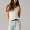 Pantalones cortos vaqueros de corte ajustado Pantalones cortos vaqueros de corte ajustado