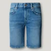 Pantalones cortos vaqueros de corte ajustado Pantalones cortos vaqueros de corte ajustado