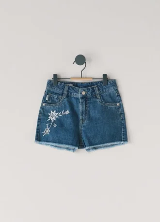 Pantalones cortos vaqueros de corte holgado