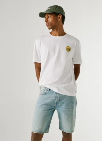 Pantalones cortos vaqueros de corte holgado