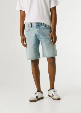 Pantalones cortos vaqueros de corte holgado