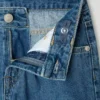 Pantalones cortos vaqueros de corte holgado Pantalones cortos vaqueros de corte holgado