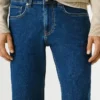 Pantalones cortos vaqueros de corte recto Pantalones cortos vaqueros de corte recto