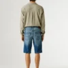 Pantalones cortos vaqueros de corte recto Pantalones cortos vaqueros de corte recto