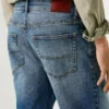 Pantalones cortos vaqueros de corte recto Pantalones cortos vaqueros de corte recto