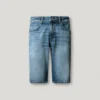 Pantalones cortos vaqueros de corte recto Pantalones cortos vaqueros de corte recto
