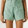 Pantalones cortos vaqueros de corte regular Pantalones cortos vaqueros de corte regular