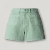 Pantalones cortos vaqueros de corte regular Pantalones cortos vaqueros de corte regular
