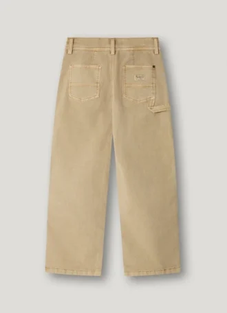 Pantalones de carpintero de corte holgado