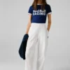 Pantalones de chándal de pierna ancha