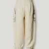 Pantalones de lino de pierna ancha
