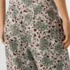 Pantalones de pierna ancha con estampado floral