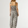 Pantalones de pierna ancha con estampado floral