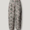 Pantalones de pierna ancha con estampado floral