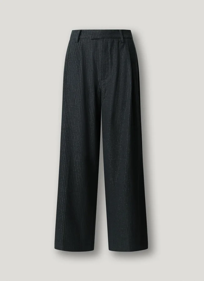 Pantalones de rayas anchas Pantalones de rayas anchas