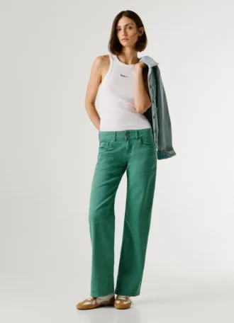Pantalones de sarga de 5 bolsillos