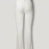 Pantalones elásticos de corte acampanado