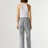 Pantalones rectos a rayas Pantalones rectos a rayas