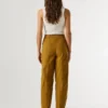 Pantalones rectos con cinturón Pantalones rectos con cinturón